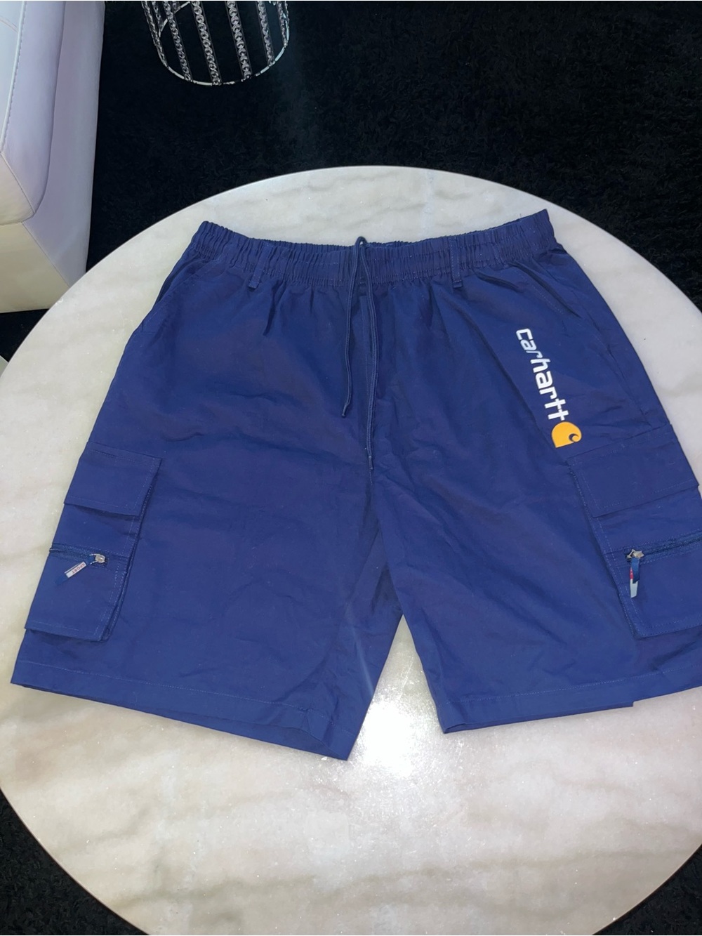 Men’s Chahartt Navy Blue Cargo Shorts Size L